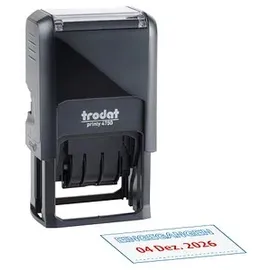 Trodat Datumstempel Printy 4750/L1 selbstfärbend Blau/Rot 1 St.