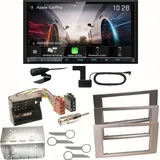 Kenwood DMX8021DABS Android Auto Einbauset für Ford Focus Fusion Galaxy S-Max