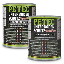 Petec Unterbodenschutz Bitumen Pinseldose 1 l