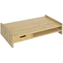 Homcom Monitorständer 49 x 25,5 x 11,5 cm 1-tlg. natur