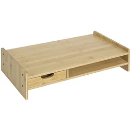 Homcom Monitorständer 49 x 25,5 x 11,5 cm 1-tlg. natur