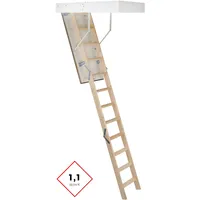 Minka Bodentreppe McStep Fichte 90x80 cm wärmegedämmt U-Wert 1,1 Raumhöhe bis 280 cm