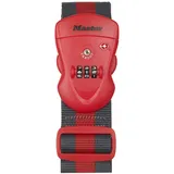 Master Lock Gepäckgurt 4702EURDRED Rot 2 m