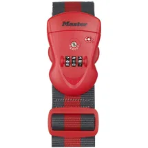 Master Lock Gepäckgurt 4702EURDRED Rot 2 m