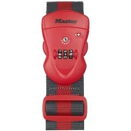 Master Lock Gepäckgurt 4702EURDRED Rot 2 m
