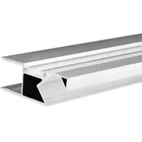 ISOLED LED Aufbauleuchtenprofil HIDE ASYNC Aluminium eloxiert, 200cm