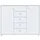 Forte Kommode Tempra 2 108,8 x 85,5 x 34,8 cm Weiß