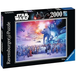 Ravensburger Puzzle 16701 Star Wars Universum 2000 Teile Puzzle, Puzzleteile, Made in Europe bunt
