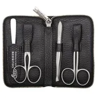 Erbe Inox Reißverschluß-Etui Schwarz