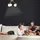 Relaxdays GLOBI 3-flammig rund gold