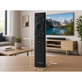 azurano Ersatz für Samsung BN59-01385B, BN59-01385A, TM2280E - USB-C, Eco Solar & Sprachfunktion - GQ43QN90 GQ43QN92 GQ43QN93 GQ43QN... - Schwarz