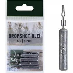 Drop Shot Blei mit Clip 5 g 5 Stück Set 0