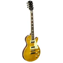 Stagg Standard Serie, E-Gitarre mit massivem Mahagonikorpus, gewölbte Decke