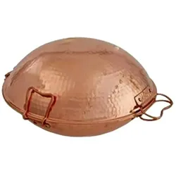 Cataplana - Kupfer, für die Zubereitung von Fisch, Fleisch und Meeresfrüchten, 21cm