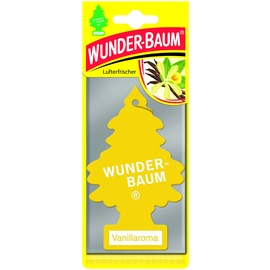 Wunderbaum Lufterfrischer, 134205, Duftkarte, vielseitig einsetzbar, Vanille Duftbaum Pfirsich
