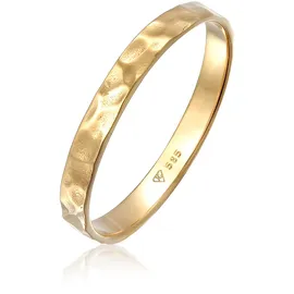Elli Ring Bandring Freundschaftsring Ehering 585er Gelbgold