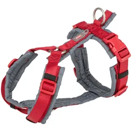 Trixie Premium Trekking Geschirr Rot/Grau M