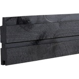 Plus Plank Profilbrett schwarz 2,5 x 14 x 177 cm