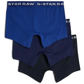 G-Star Boxershorts Boxer briefs blau / lila / weiß L 3er Pack