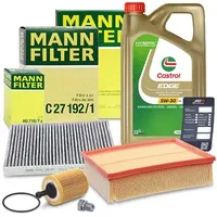 Mann-filter Inspektionspaket A+5L CASTROL EDGE FST 5W-30 LL für Audi, Seat