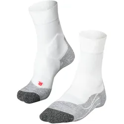 Laufsocken FALKE "RU3 Comfort", Herren, Gr. 42-43, weiß (weiß, mix), Materialmix, normal, Socken, für komfortabel gedämpfte Läufe, schnelltrocknend, atmungsaktiv