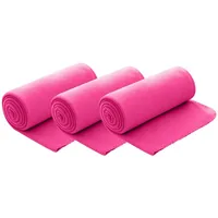 Wometo 3er Set Polar Fleecedecke 130x160 ca. 400g mit