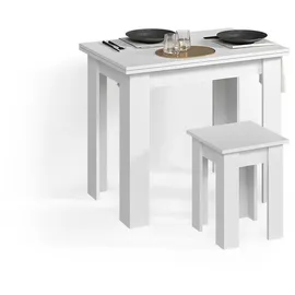 livinity® Tiberio 90 x 76,6 x 60 cm weiß