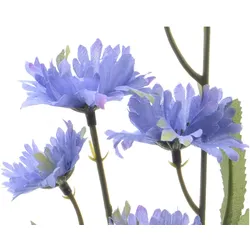 Kornblume am Stiel - Kunstblume - H: 55cm - blau