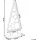 Beliani Weihnachtsbaum Gold 65 cm
