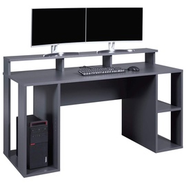 Interlink Computertisch MATCHPOINT Gaming Tisch Graphit Grau von Interlink