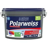 SCHÖNER WOHNEN-Farbe Mix Wandfarbe Polarweiß zum Mischen lassen  (Basismischfarbe 4, Matt, 2,5 l, Konservierungsmittelfrei)