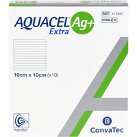 ACA Müller / ADAG Pharma AQUACEL Ag+ Extra 10x10cm Kompressen