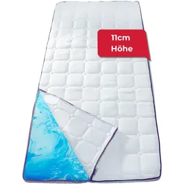 RIBECO Topper Aaron MAXI 90 x 200 cm Gelschaum weiß