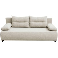 Mid.you Schlafsofa, Creme, Textil, Füllung: Schaumstoffflocken,Schaumstoffflocken, 192x73x86 cm, Schlafen auf Sitzhöhe, Rücken echt, Kinder- & Jugendzimmer, Jugendmöbel, Jugendsofas