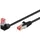 51547 CAT 6 Patchkabel 1x 90 gewinkelt PimF 10