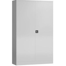 Classix Stahlschrank X-530377 signalweiß 120,0 x 42,0 x 194,5 cm, aufgebaut