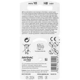 Rayovac Hörgerätebatterie HA10 6 St.