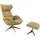 flexlux Relaxsessel FLEXLUX Polyester 90 x 107 x 89 cm Gelb drehbar, ergonomisch
