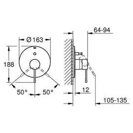 Grohe Essence Neu Thermostatregler (19285001)