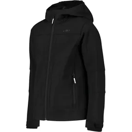 CMP KID SOFTSHELL JACKET FIX HOOD Schwarz 140