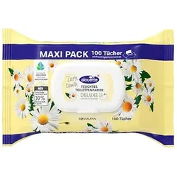 alouette Feuchtes Toilettenpapier Deluxe 1-lagig, 100 Tücher