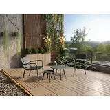 vente-unique Garten Beistelltisch 2er-Set - Metall - - MIRMANDE von mylia