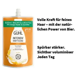 Guhl Intensiv Kräftigung Shampoo Nachfüllbeutel 500 ml