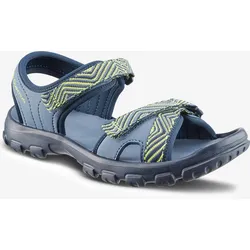 Trekkingsandalen Kinder Gr. 32–37 Wandern - MH100 TW blau/gelb 32