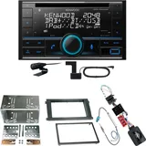 Kenwood DPX-7300DAB Bluetooth DAB CD USB Einbauset für Porsche Cayenne bis 2006