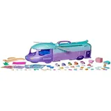 Hasbro My Little Pony Mini World Magic Mare Stream, Wohnmobil Spielset zum Selbergestalten für Kinder