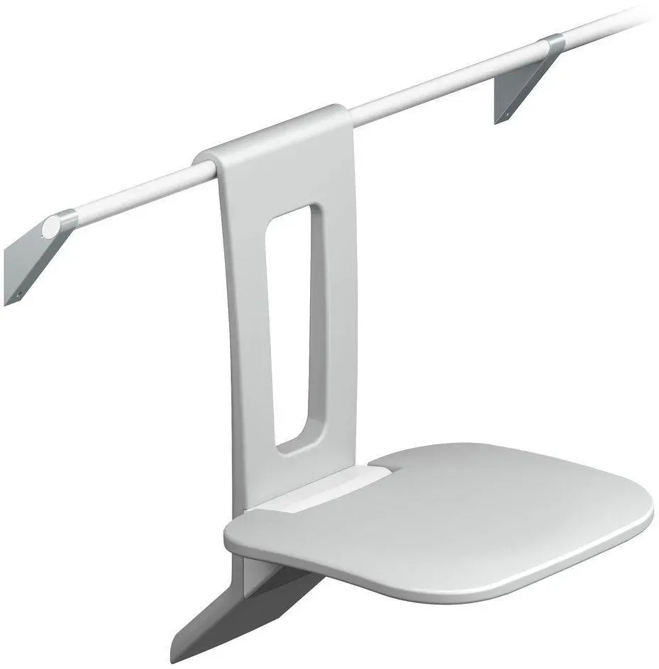 KWS A100 Einhängesitz für Griffstangen- oder Handlauf-Kombinationen, 381 x 368mm - Neutral