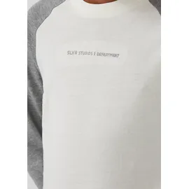 s.Oliver Langarmshirt grau/creme M
