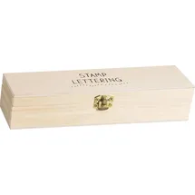 Brunnen Stempelset Alphabet 23 x 6,5 x 5 cm Holz 46 St.