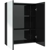 vidaXL 68 cm schwarz mit Beleuchtung
